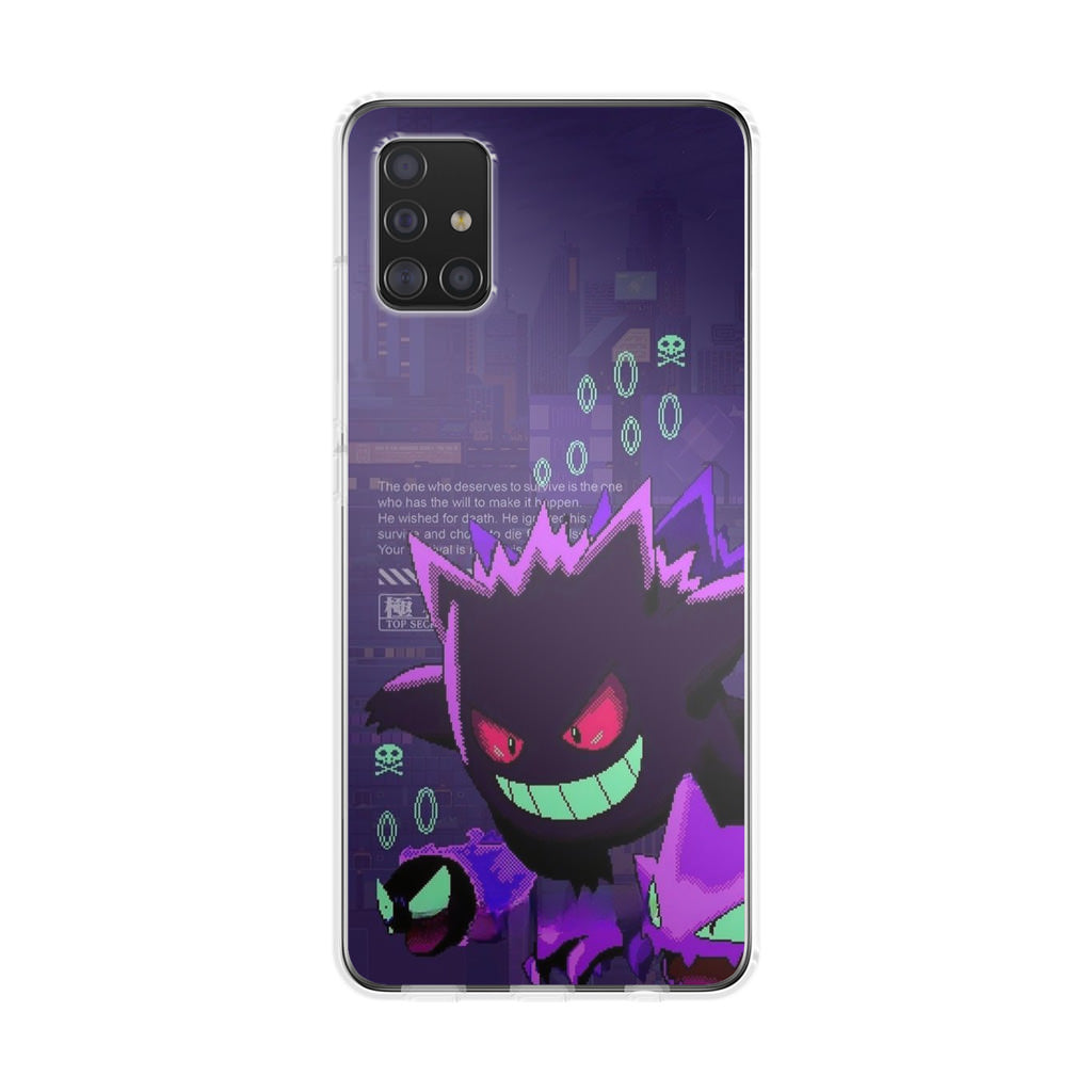 Gengar Pixel Art Galaxy A51 / A71 Case