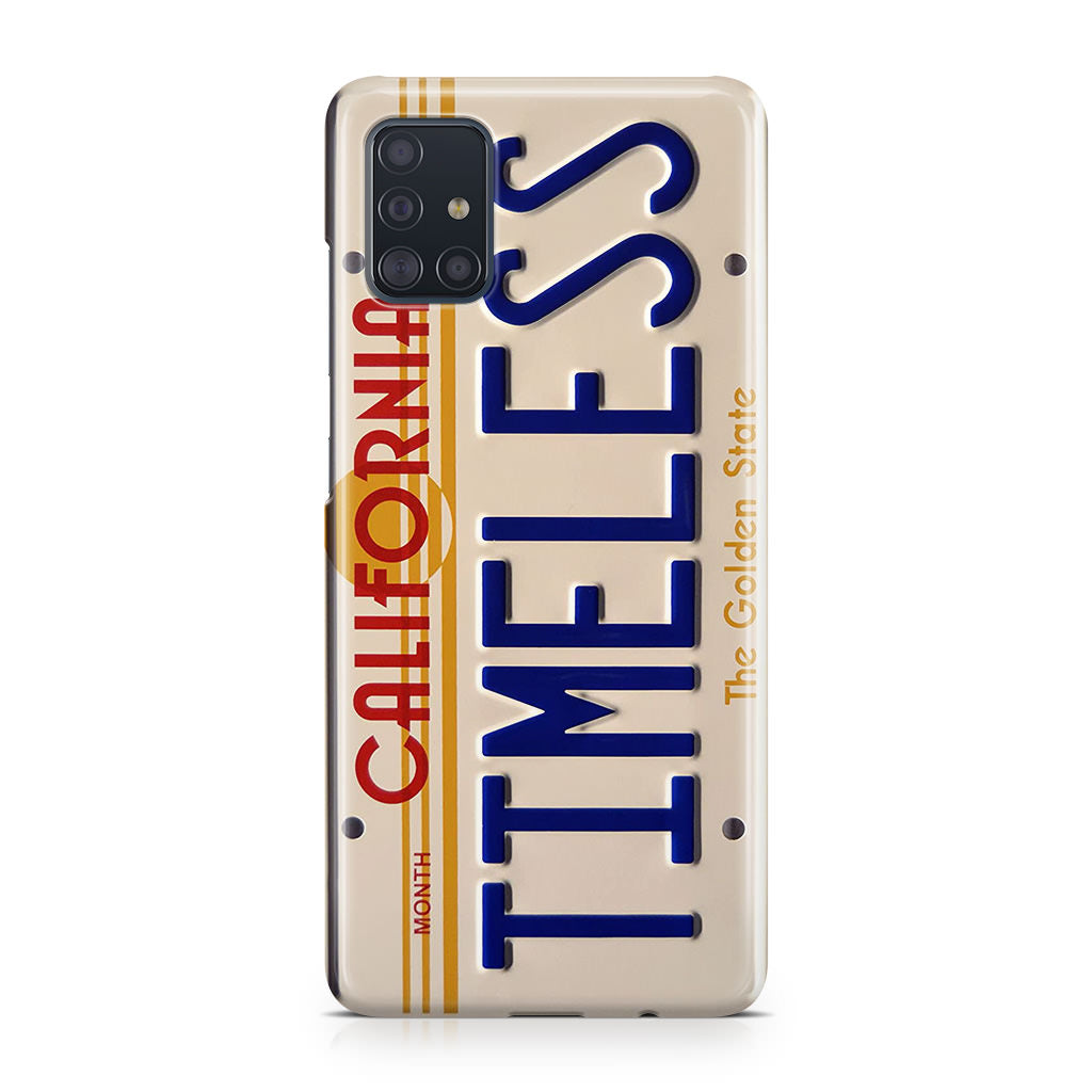 Back to the Future License Plate Timeless Galaxy A51 / A71 Case