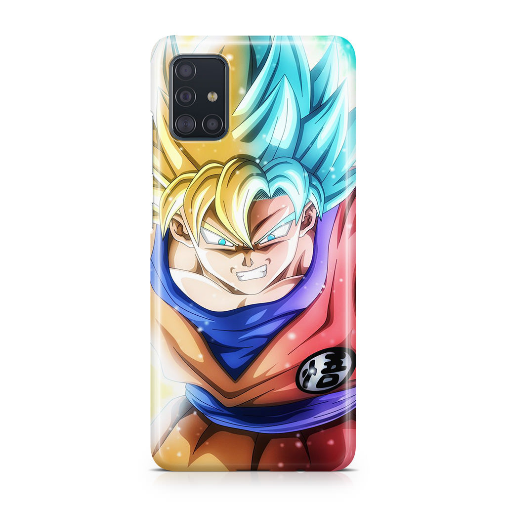 Goku SSJ 1 to SSJ Blue Galaxy A51 / A71 Case