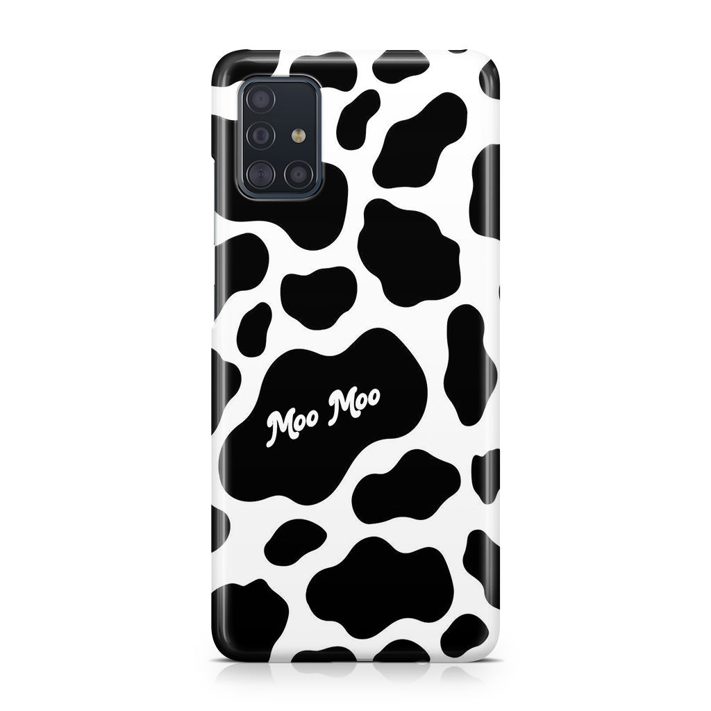 Moo Moo Pattern Galaxy A51 / A71 Case