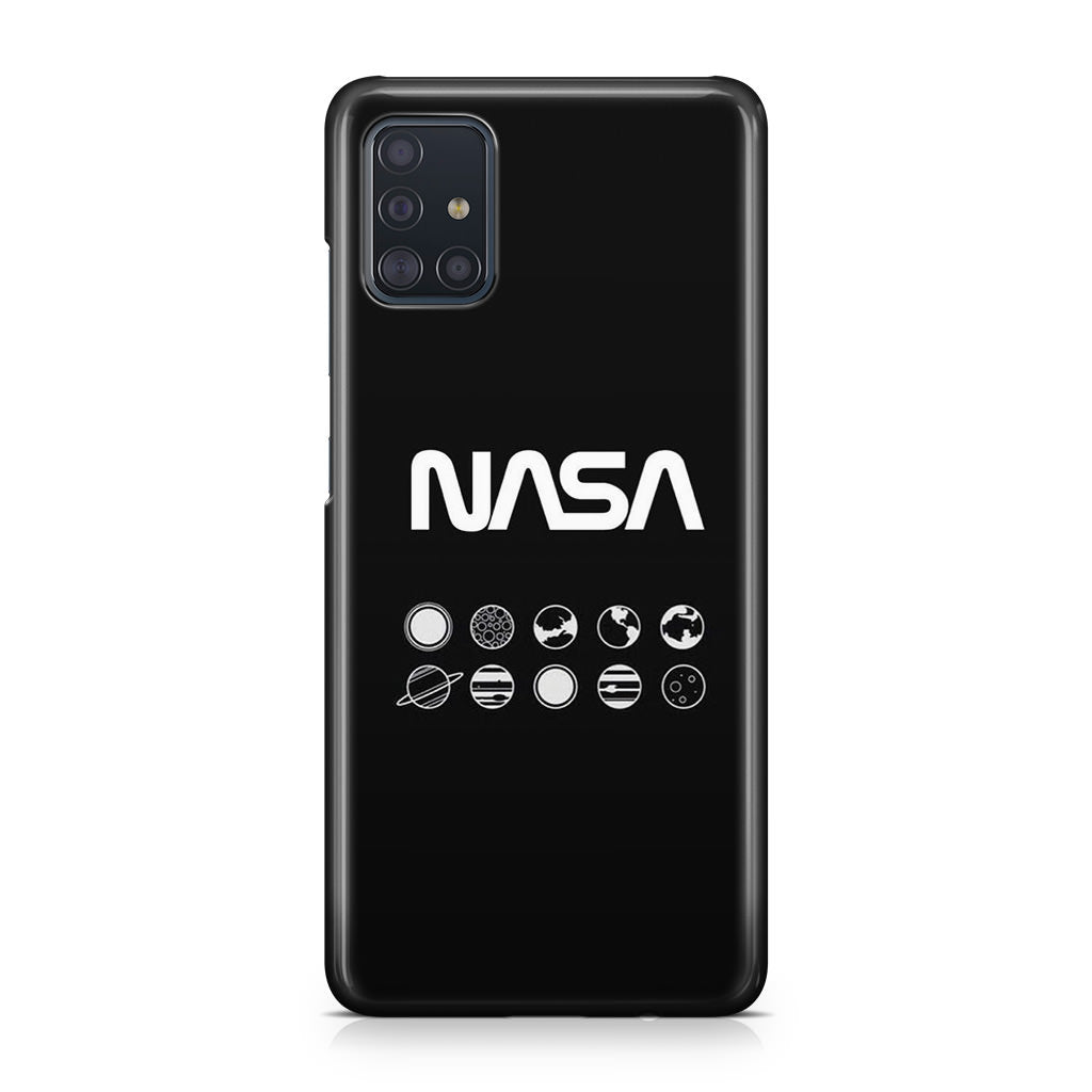 NASA Minimalist Galaxy A51 / A71 Case