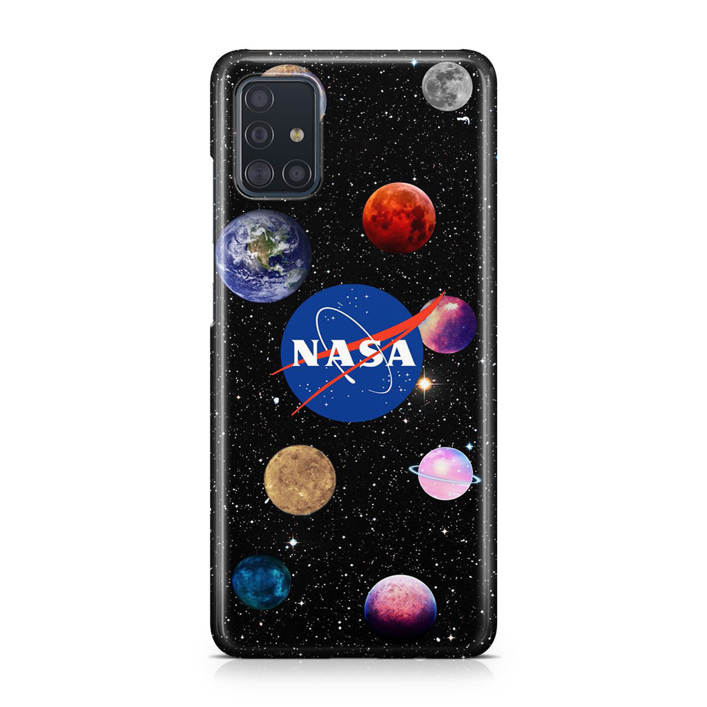 NASA Planets Galaxy A51 / A71 Case