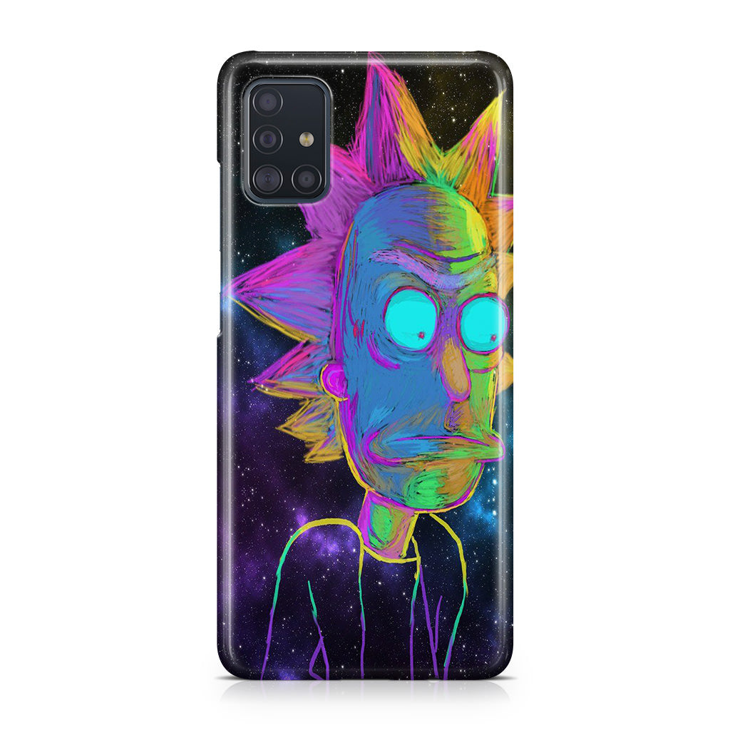 Rick Colorful Crayon Space Galaxy A51 / A71 Case