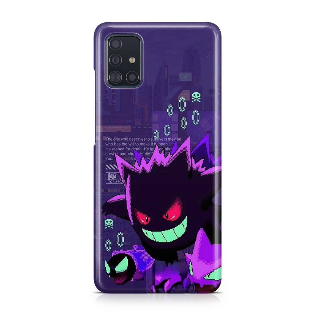 Gengar Pixel Art Galaxy A51 / A71 Case