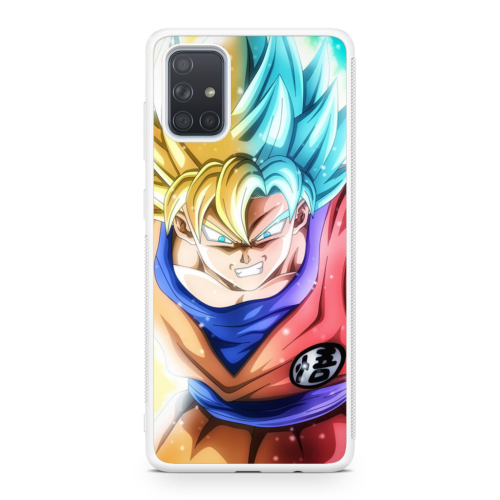 Goku SSJ 1 to SSJ Blue Galaxy A51 / A71 Case