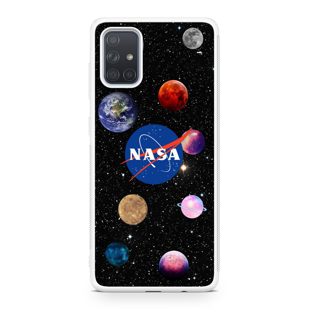 NASA Planets Galaxy A51 / A71 Case