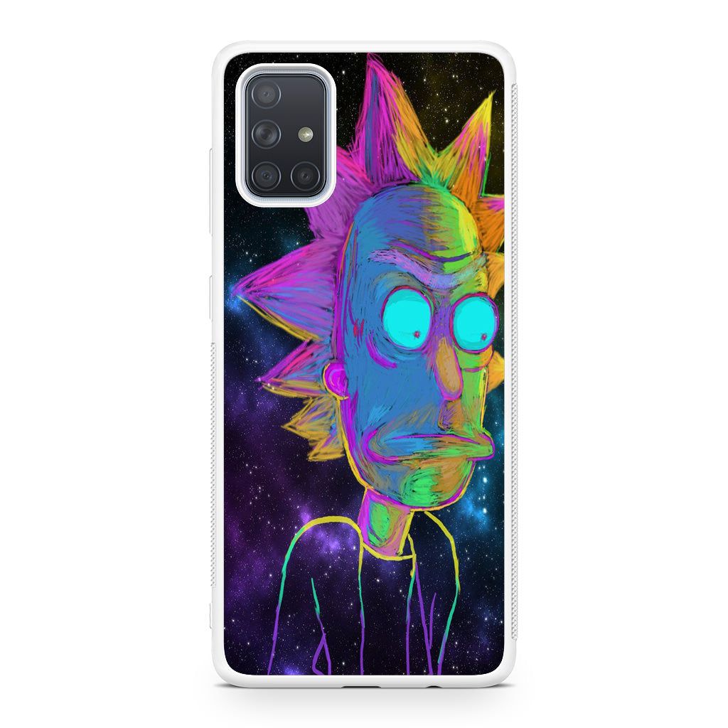 Rick Colorful Crayon Space Galaxy A51 / A71 Case