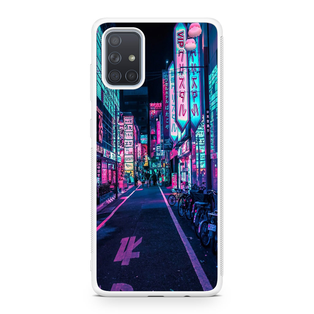 Tokyo Street Wonderful Neon Galaxy A51 / A71 Case