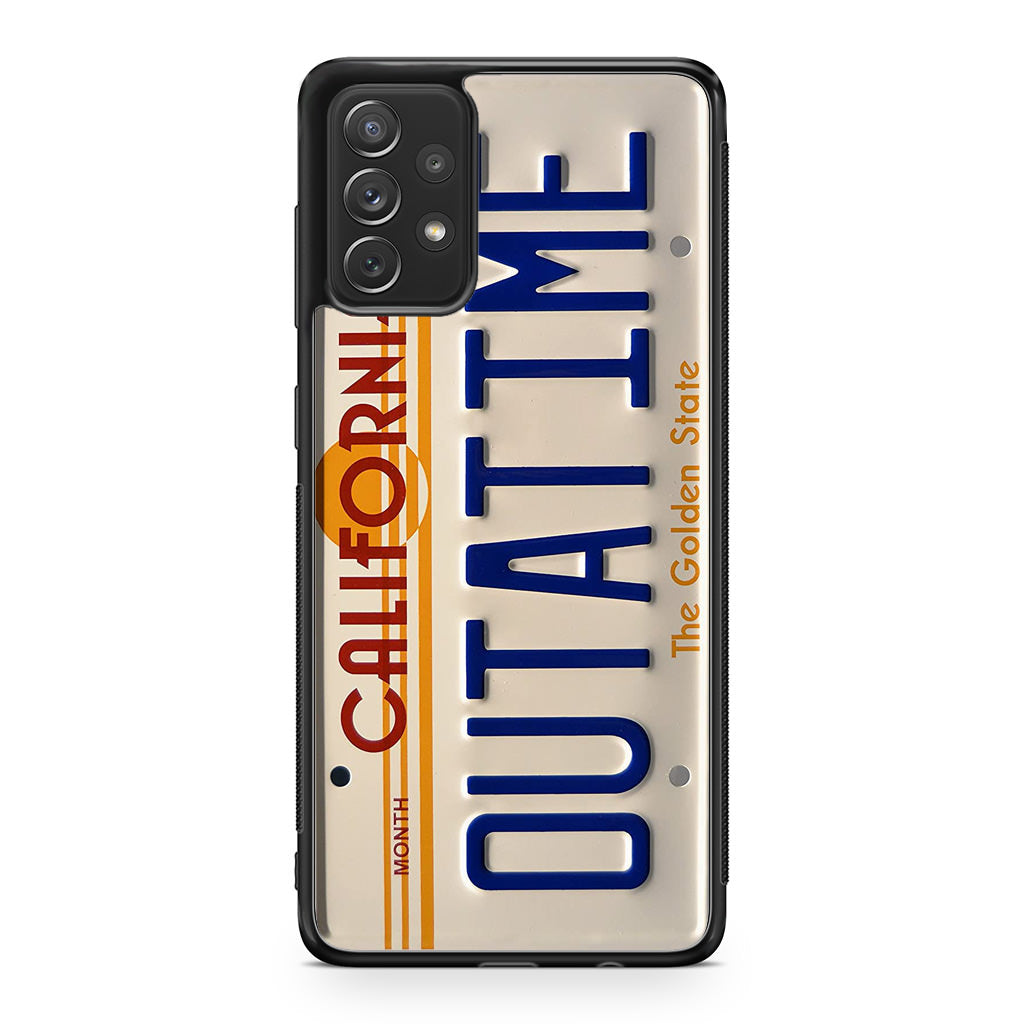 Back to the Future License Plate Outatime Galaxy A51 / A71 Case