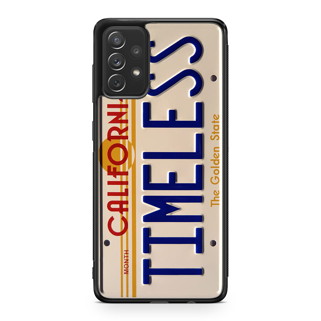 Back to the Future License Plate Timeless Galaxy A53 5G Case