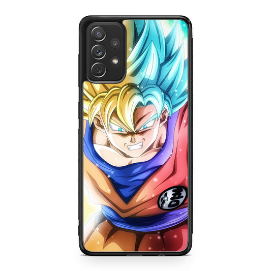 Goku SSJ 1 to SSJ Blue Galaxy A53 5G Case