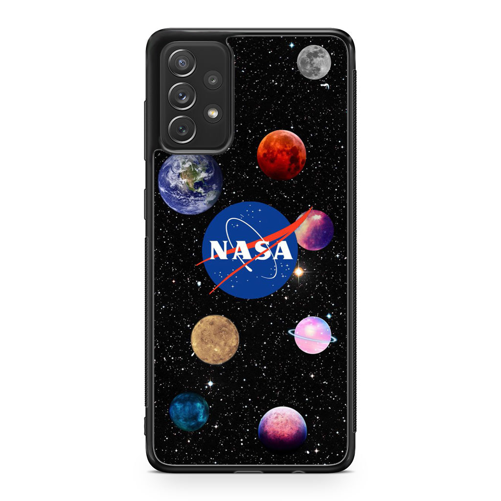 NASA Planets Galaxy A51 / A71 Case