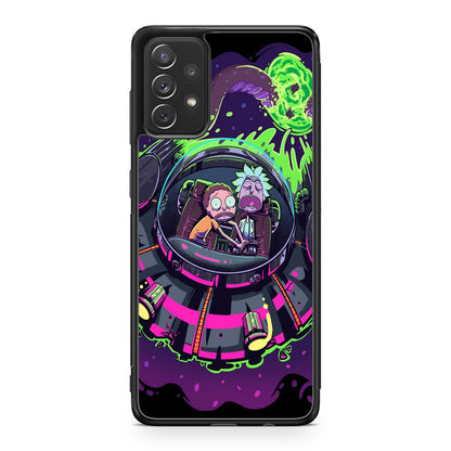 Rick And Morty Spaceship Galaxy A51 / A71 Case