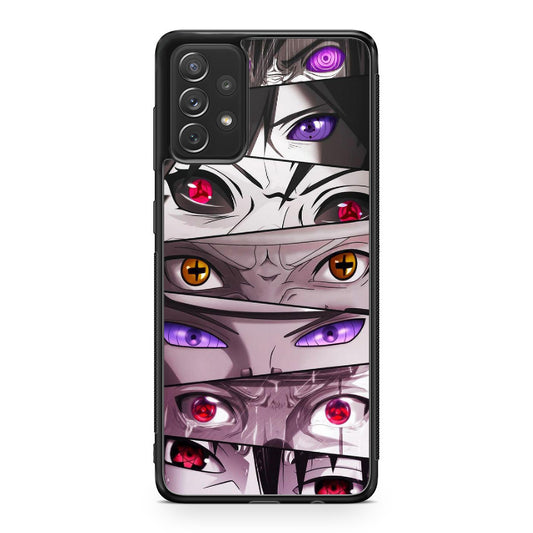 The Powerful Eyes on Naruto Galaxy A51 / A71 Case