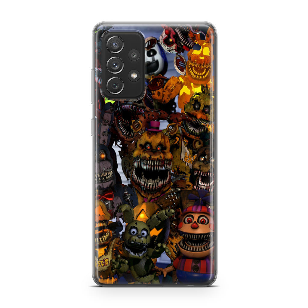 Five Nights at Freddy's Scary Characters Galaxy A32 / A52 / A72 Case