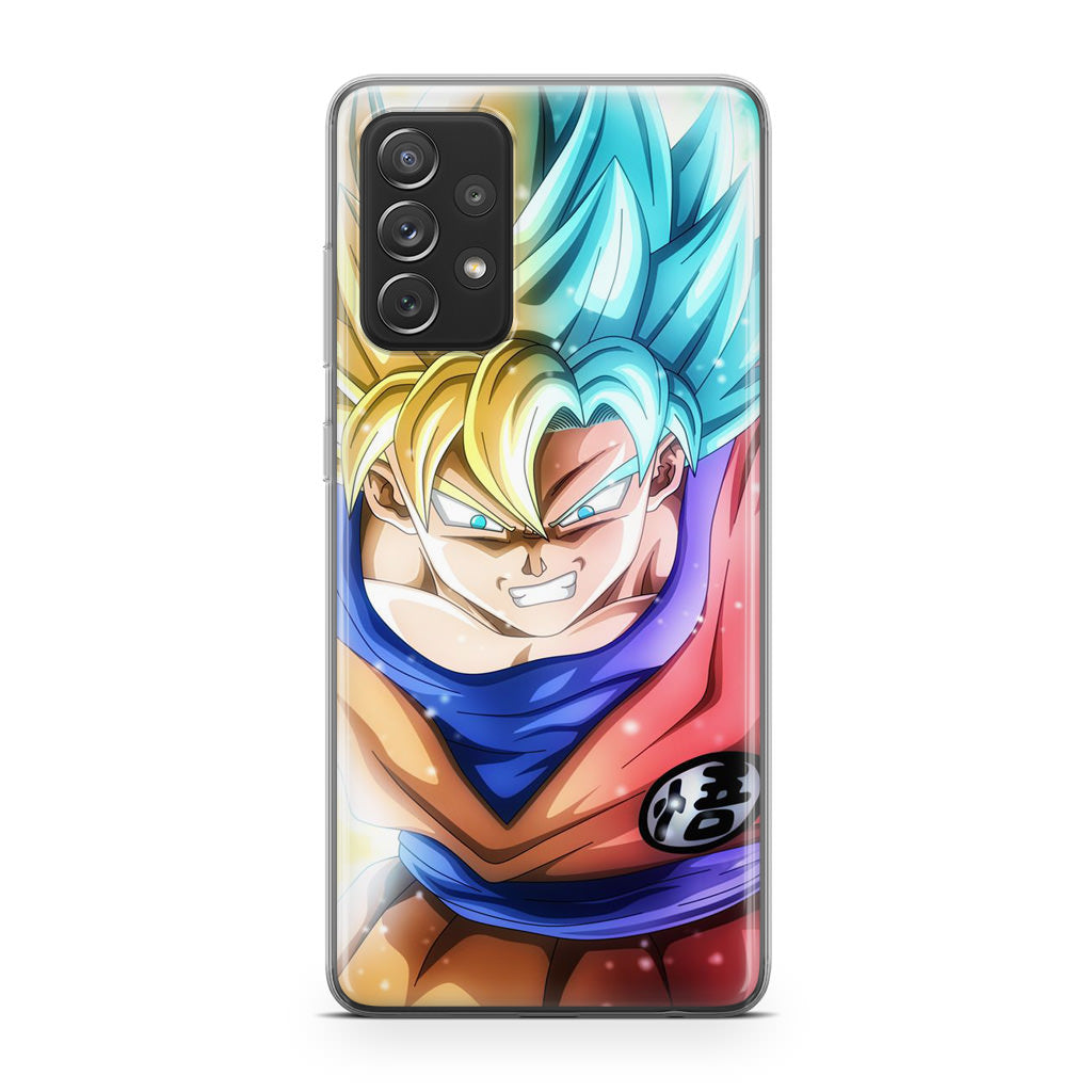 Goku SSJ 1 to SSJ Blue Galaxy A32 / A52 / A72 Case