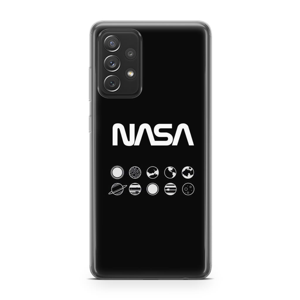 NASA Minimalist Galaxy A32 / A52 / A72 Case