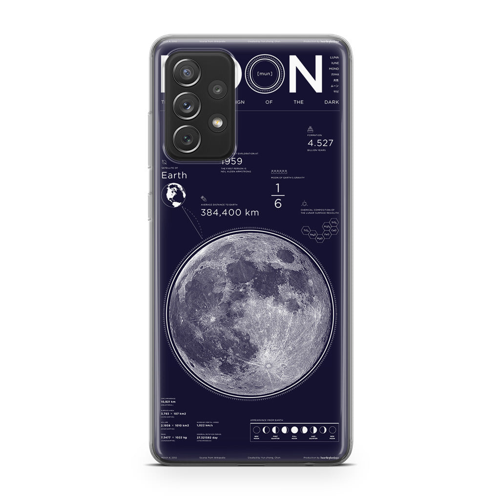 The Moon Galaxy A53 5G Case