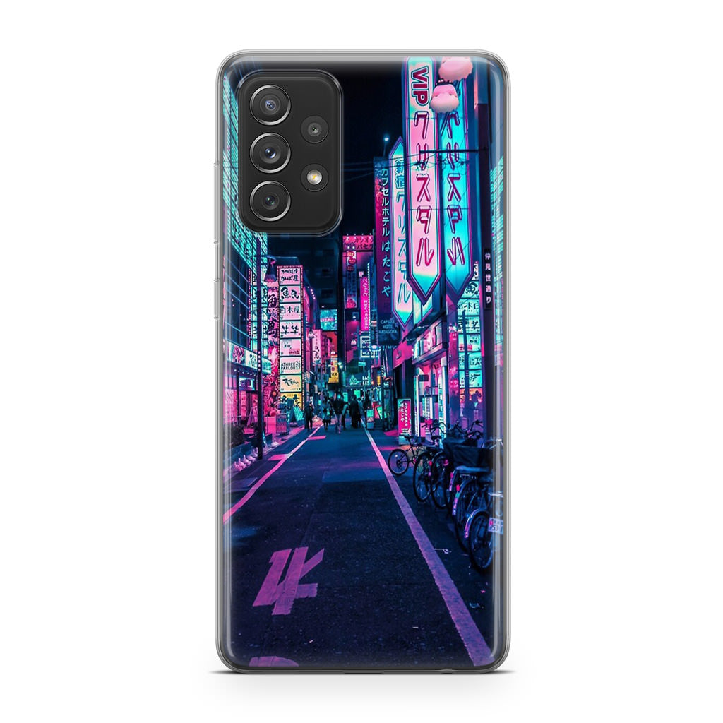 Tokyo Street Wonderful Neon Galaxy A32 / A52 / A72 Case