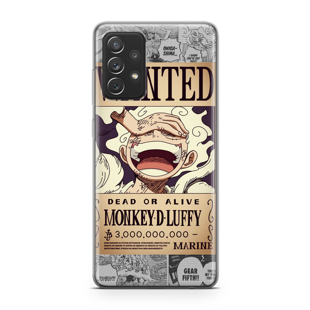 Gear 5 Wanted Poster Galaxy A53 5G Case