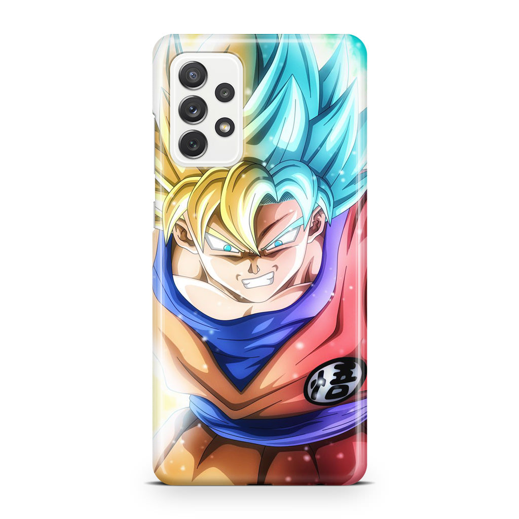 Goku SSJ 1 to SSJ Blue Galaxy A32 / A52 / A72 Case