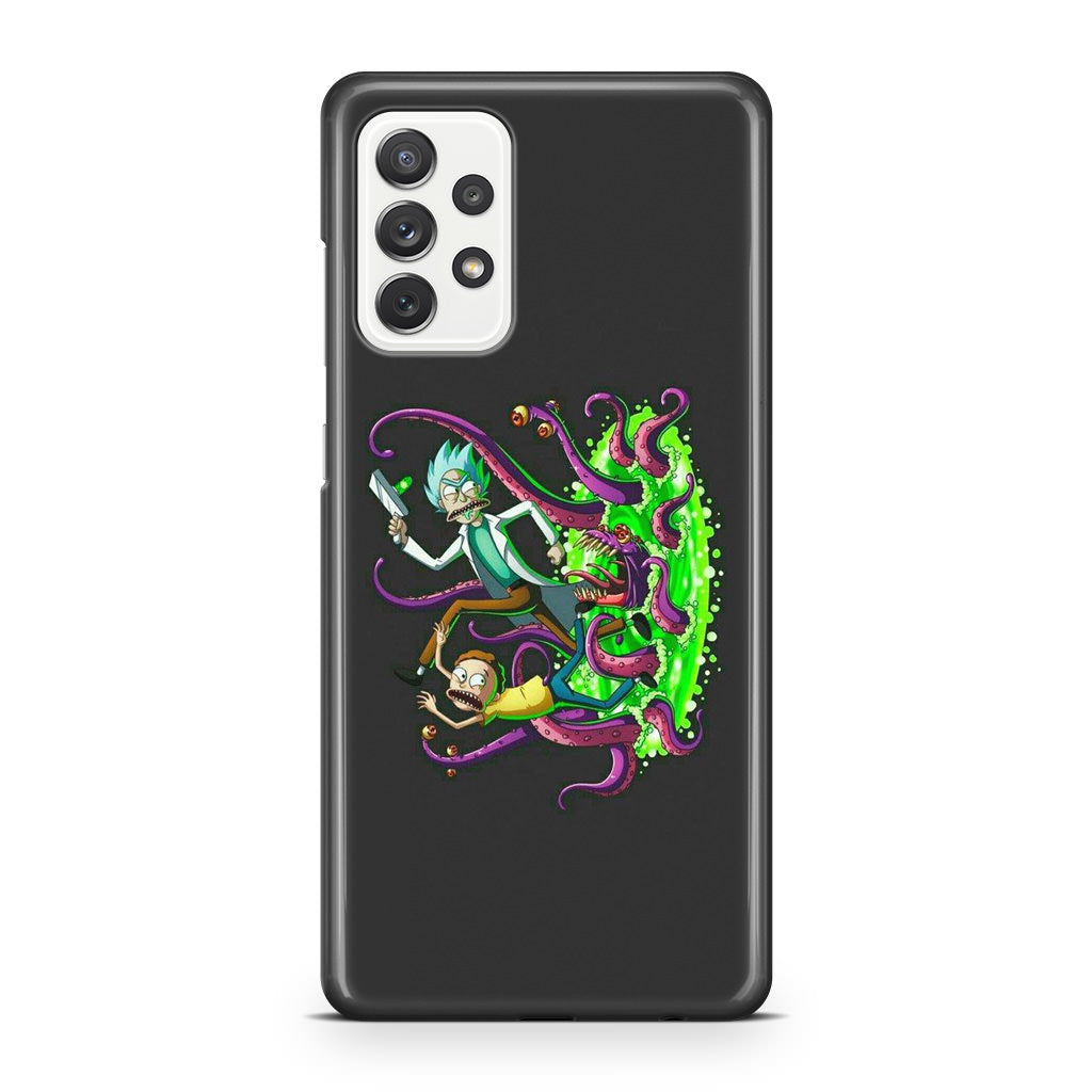 Rick And Morty Pass Through The Portal Galaxy A32 / A52 / A72 Case