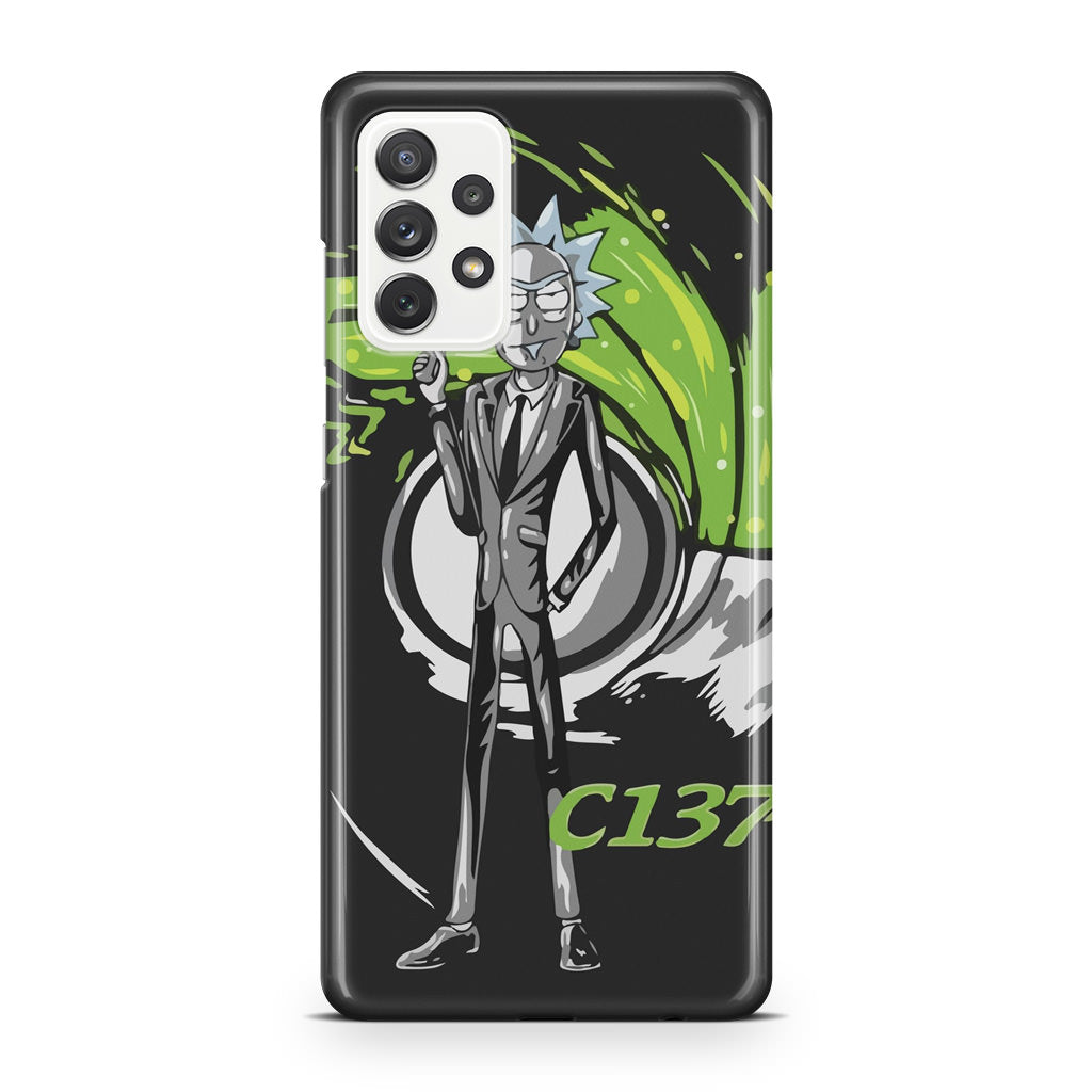 Rick Sanchez Agent C137 Galaxy A32 / A52 / A72 Case