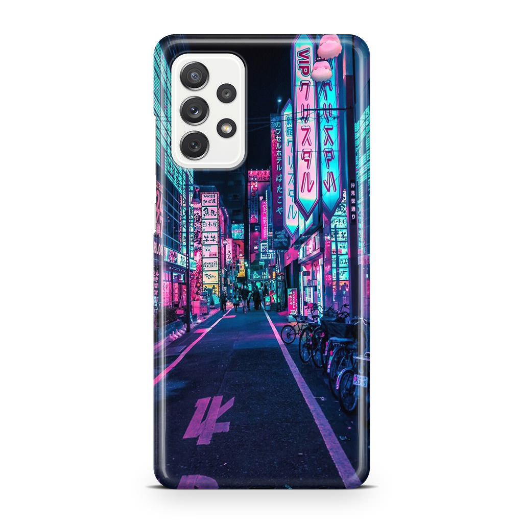 Tokyo Street Wonderful Neon Galaxy A32 / A52 / A72 Case