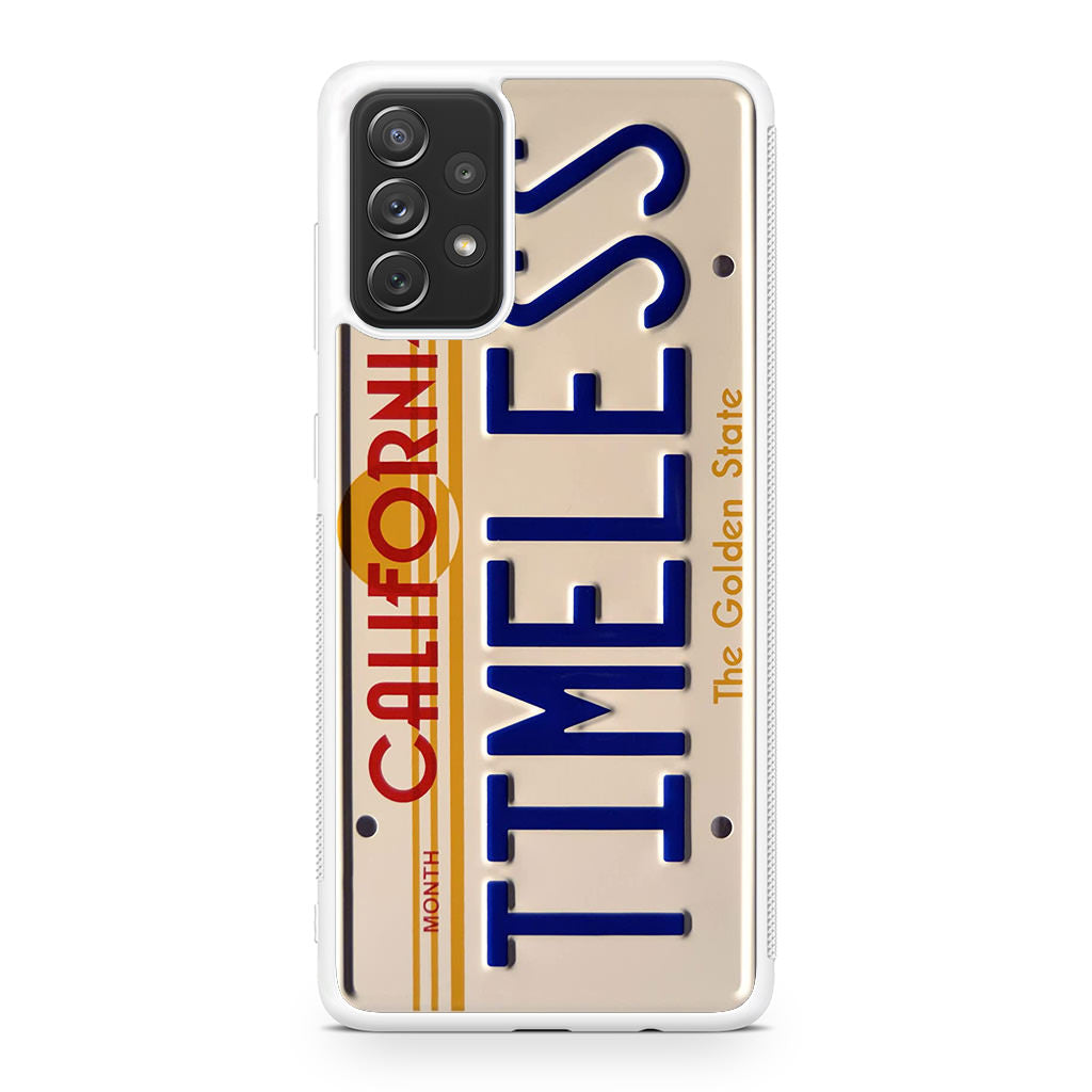 Back to the Future License Plate Timeless Galaxy A32 / A52 / A72 Case