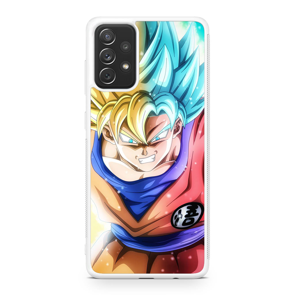 Goku SSJ 1 to SSJ Blue Galaxy A32 / A52 / A72 Case