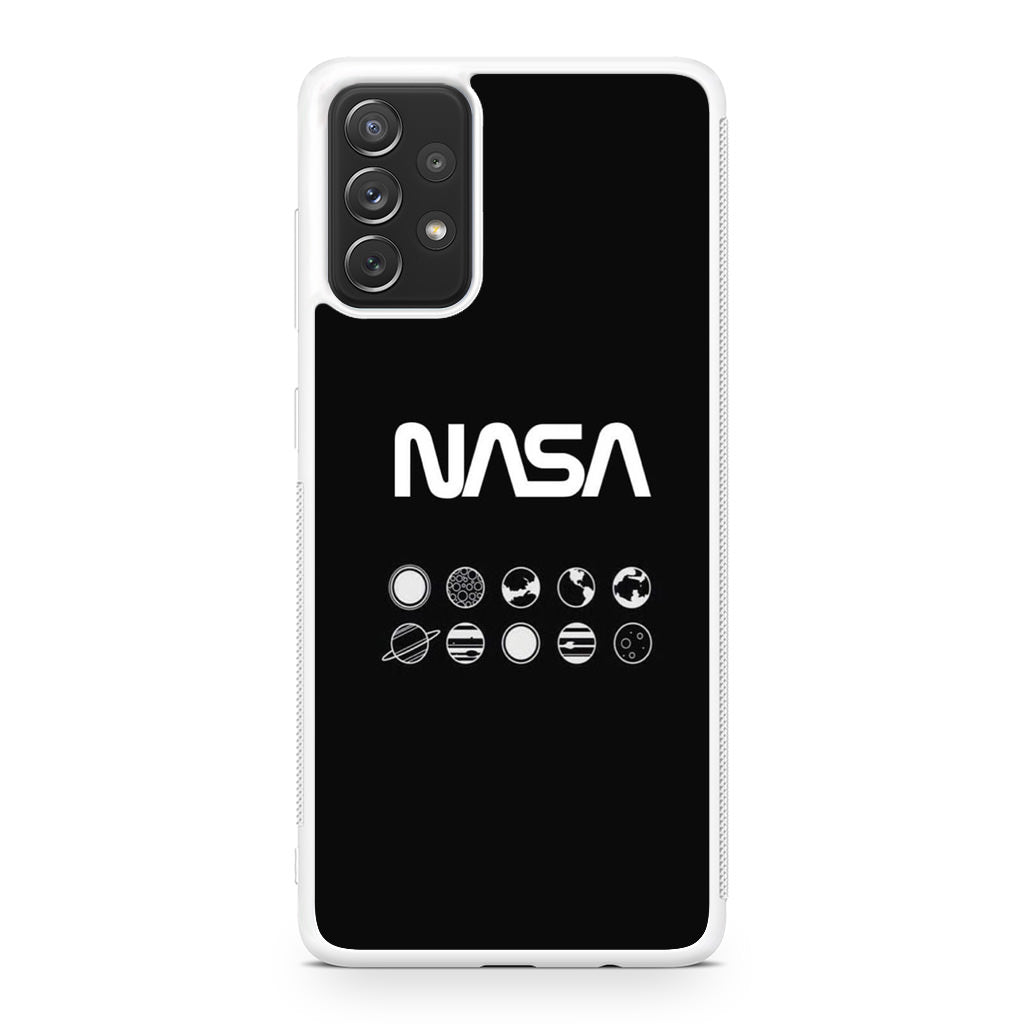 NASA Minimalist Galaxy A32 / A52 / A72 Case