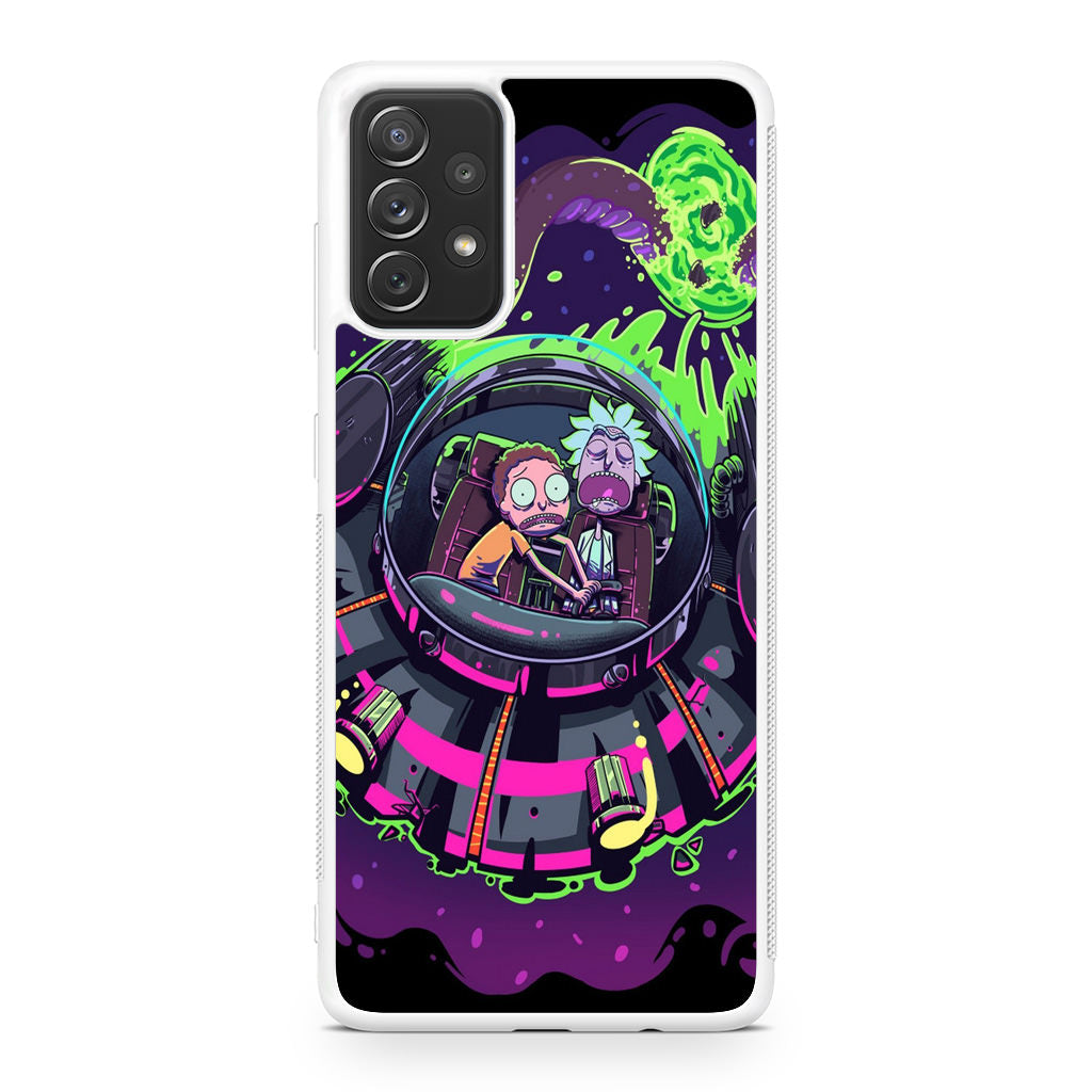 Rick And Morty Spaceship Galaxy A32 / A52 / A72 Case