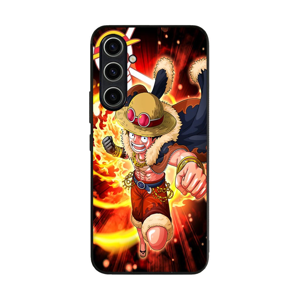 Luffy Red Hawk Punch Samsung Galaxy A54 5G Case