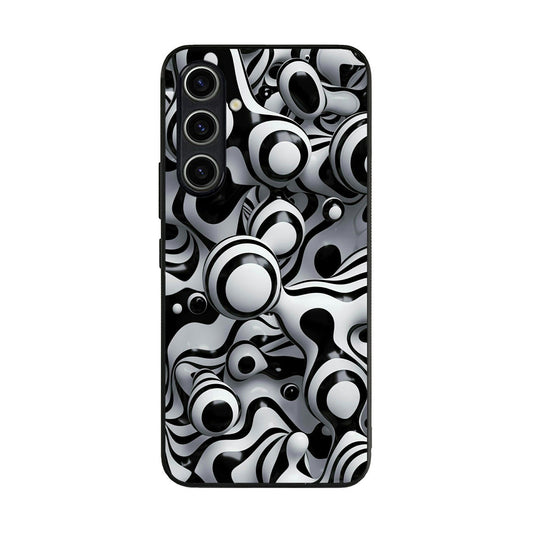 Abstract Art Black White Samsung Galaxy A54 5G Case