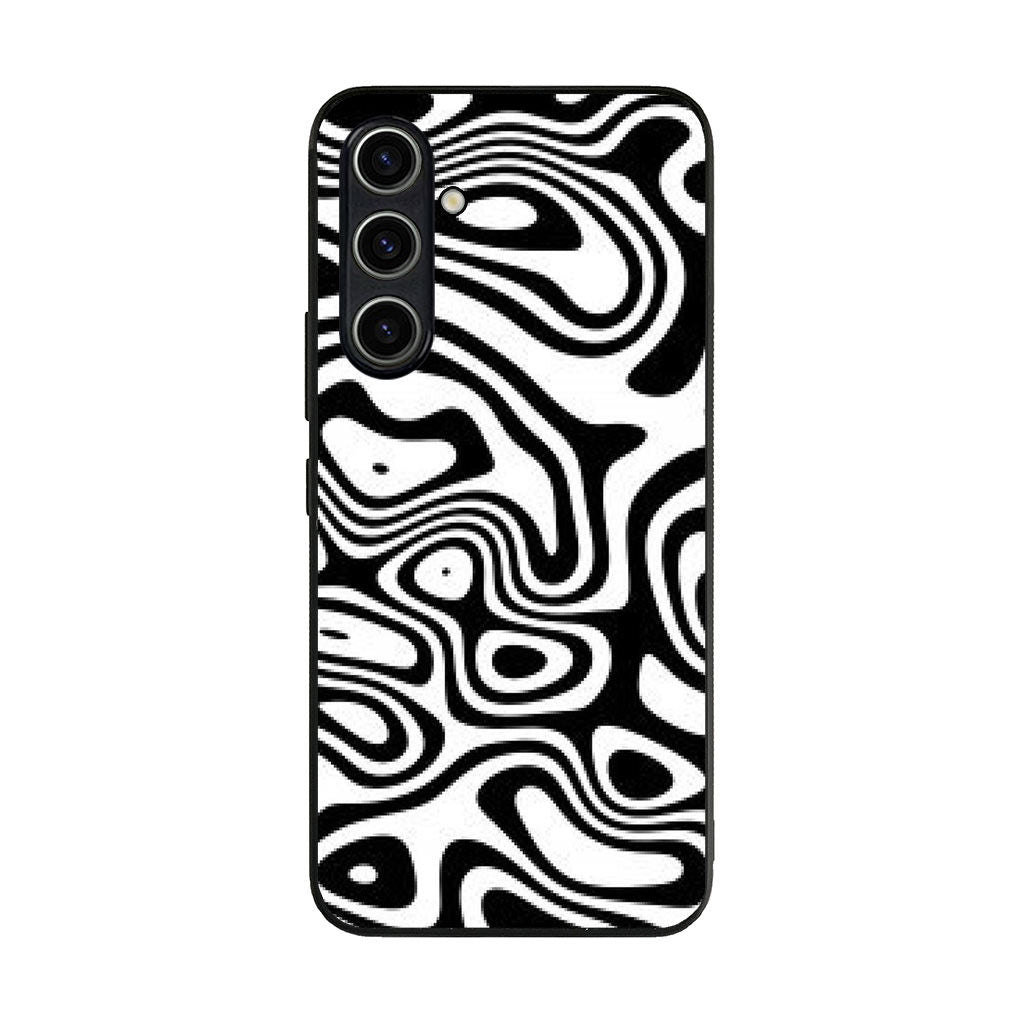 Abstract Black and White Background Samsung Galaxy A54 5G Case