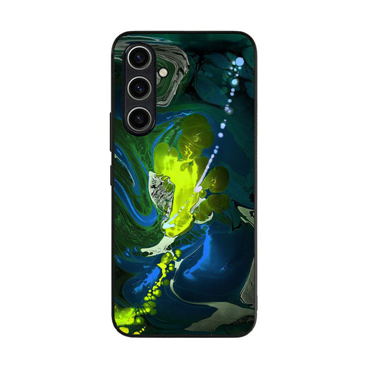 Abstract Green Blue Art Samsung Galaxy S23 FE Case