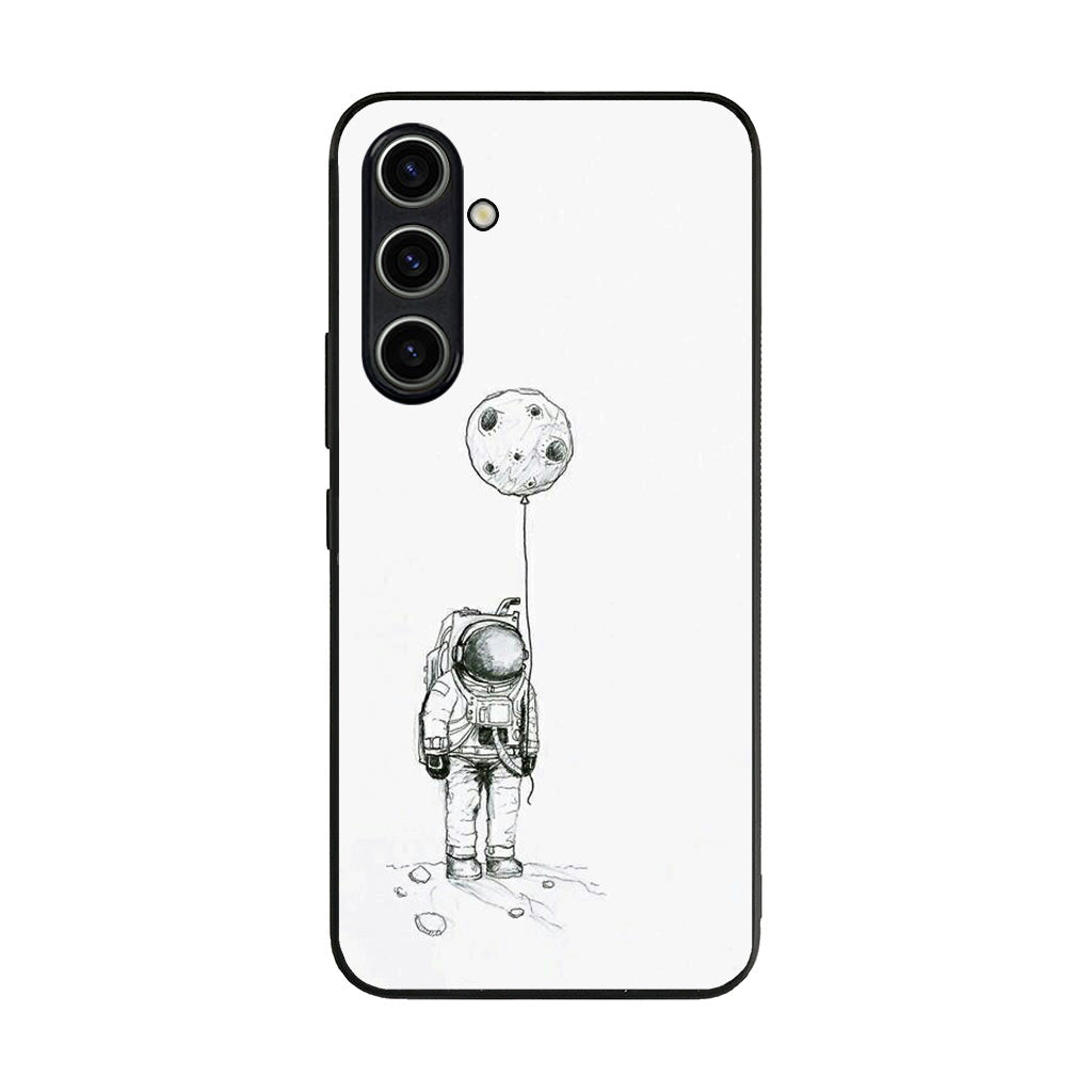 Astronaut Moon Balloon Samsung Galaxy A54 5G Case