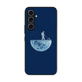 Astronaut Mowing The Moon Samsung Galaxy A54 5G Case