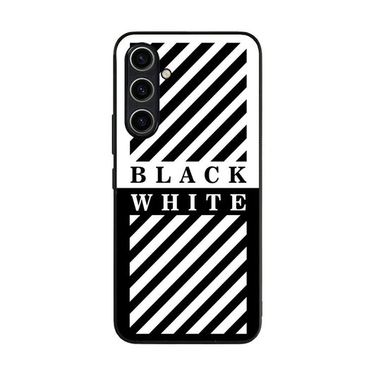 Black White Stripes Samsung Galaxy A54 5G Case