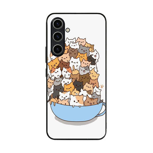 Cats on A Bowl Samsung Galaxy S23 FE Case