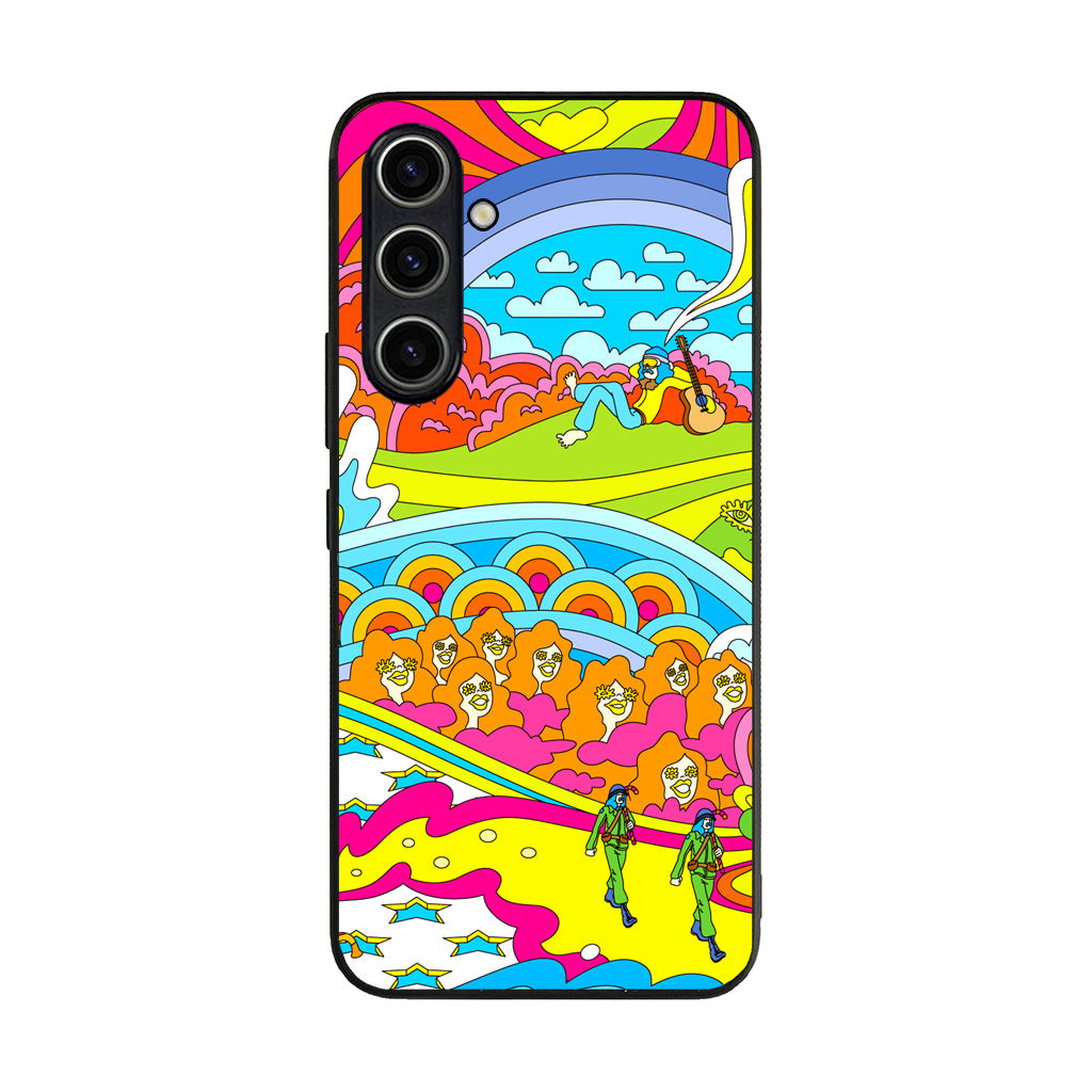 Colorful Doodle Samsung Galaxy S23 FE Case