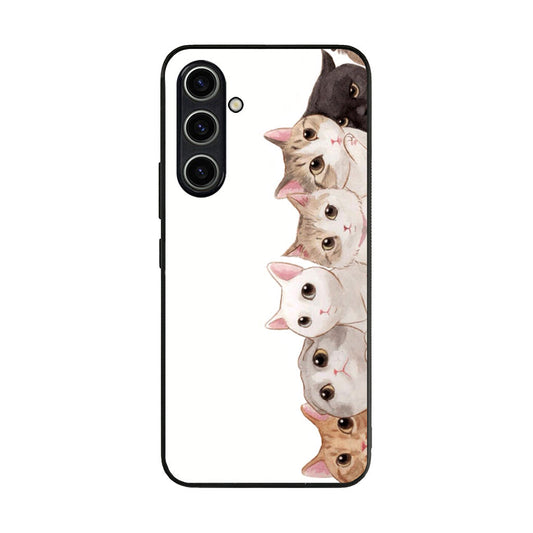 Cute Cats Vertical Samsung Galaxy S23 FE Case