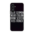 Drive German Wear Italian Drink Scotch Kiss French Samsung Galaxy S23 FE Case