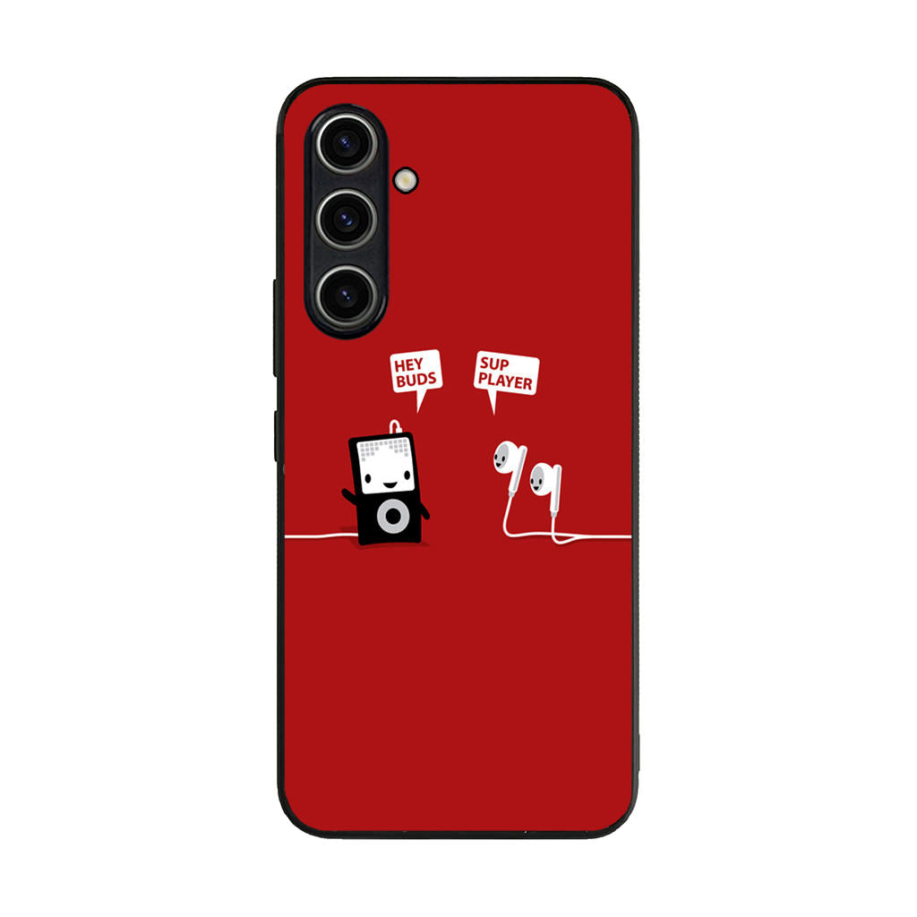Funny Music Headphones Player Buds Samsung Galaxy S23 FE Case