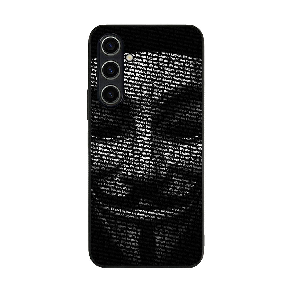 Guy Fawkes Mask Anonymous Samsung Galaxy S23 FE Case