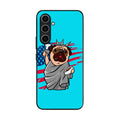Independence Day Pug Samsung Galaxy S23 FE Case