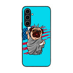 Independence Day Pug Samsung Galaxy S23 FE Case