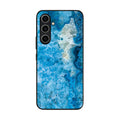 Navy Blue Marble Samsung Galaxy S23 FE Case