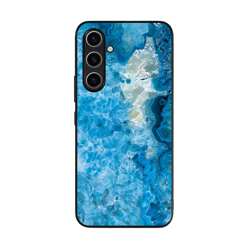 Navy Blue Marble Samsung Galaxy S23 FE Case