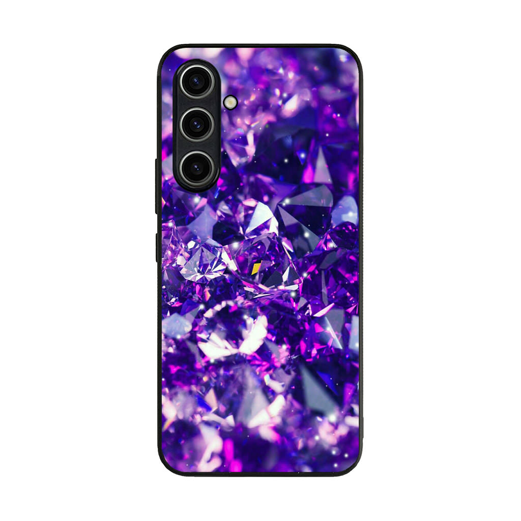 Purple Crystal Samsung Galaxy S23 FE Case